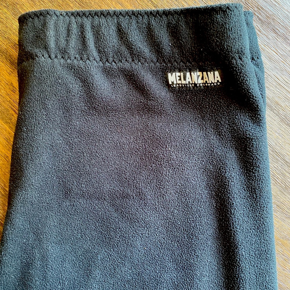 Melanzana, Mens fleece pants, size L, black